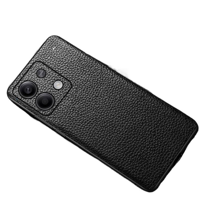 غطاء واقي، Coffee Brown Plywood، تغطية كاملة، مقاوم للصدمات لـ Redmi Note 13 Pro باللون البني باللون الأحمر - Image 3