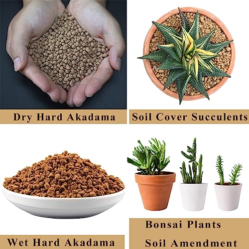 JFWOD 6lb Hard Akadama Bonsai Soil 3-6mm Small Grain for Cactus, Succulents, Bonsai Plants Soil Amendment, Prevent Over Water, Provides Optimal Water Retention, Fast Drainage - Image 3