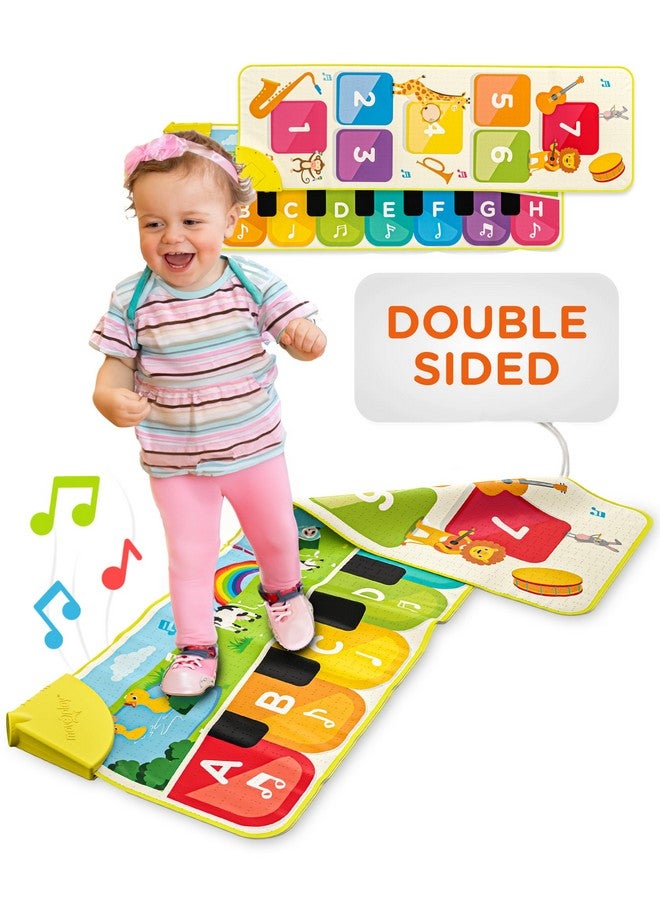Move2Play , Double Sided Piano Mat, 50+ Sounds & Songs | Birthday Gift For 1 2 3 4+ Year Old Girls And Boys | Toy For Baby & Toddlers  - Image 1