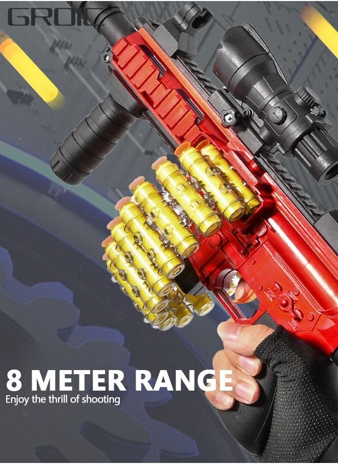 GROIC - M416 Toy Gun Soft Bullets,  M416 Electric Continuous Shell Throwing Soft Gun Toy, Toy Foam Blasting Gun, Shooting Games Machine Gun Toys M416 Soft Bullet Gun with Eva Soft Bullet and Accessories - Image 1