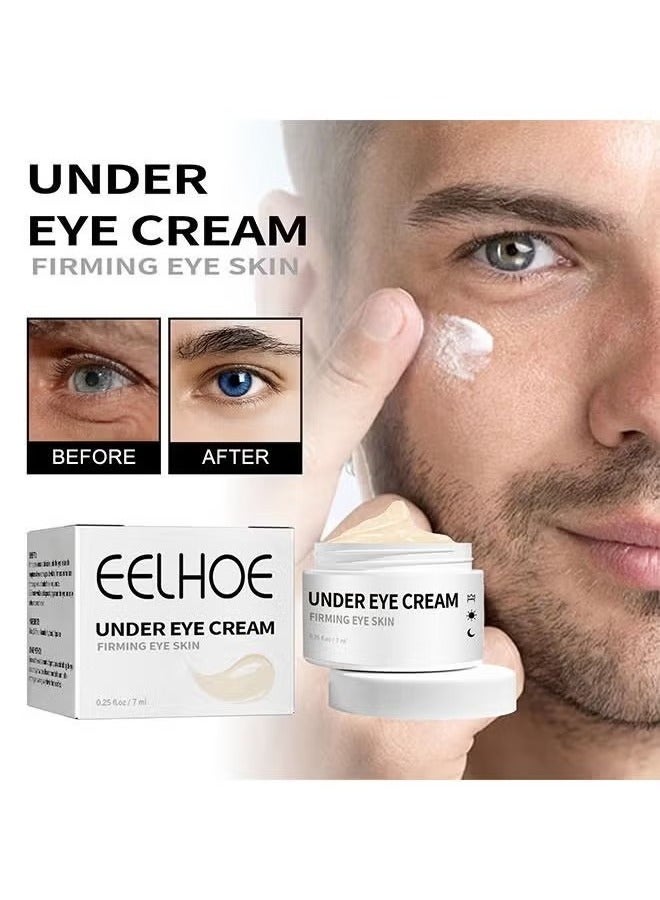 EELHOE Mens Eye Cream, Eye Cream for Dark Circles and Puffiness, Anti-aging Caffeine Eye Cream for Men, Brightens, Reduces Puffiness, Dark Circles, and Fine Lines, Eye Treatment for Men - Image 1