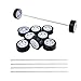 URIMPAVIDO 10PCS Small Toy Car Wheel 20mm Model Car Rubber Tire Wheels with 5PCS Shaft Round Axles for for RC Car Truck Robot DIY Model Toy Car Wheels Replace Accessories 2x20mm - Image 3