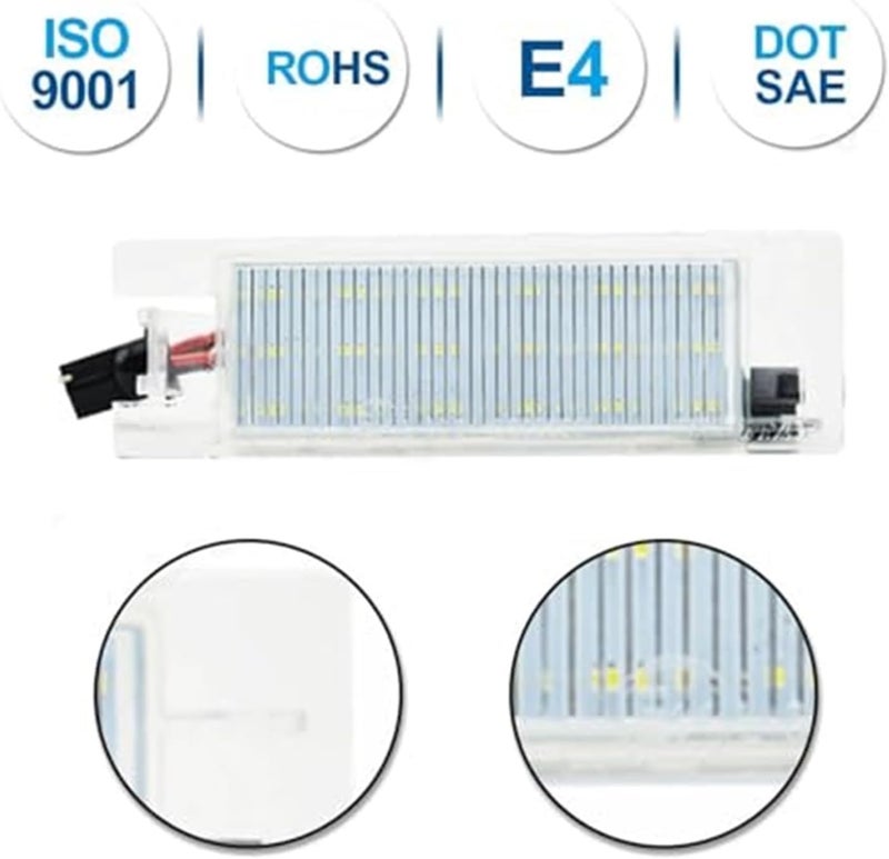 Vuzmode 2PCS License Plate Lights for Fiat Vehicles - Image 3