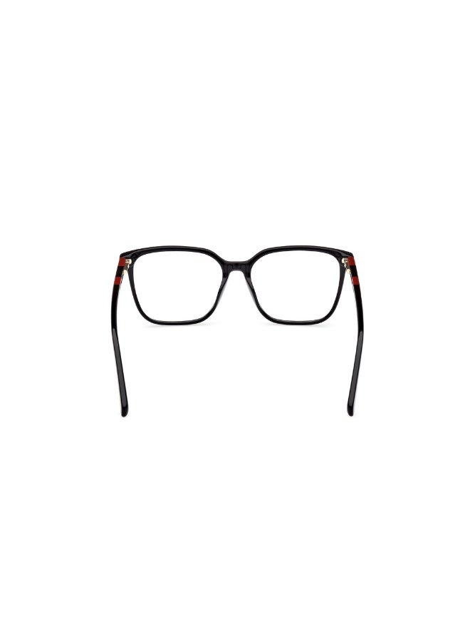 غانت نظارة طبية بشكل مربع للنساء بأذرع من الأسيتات GA4150  مقاس 53 - اسود لامع - Image 4