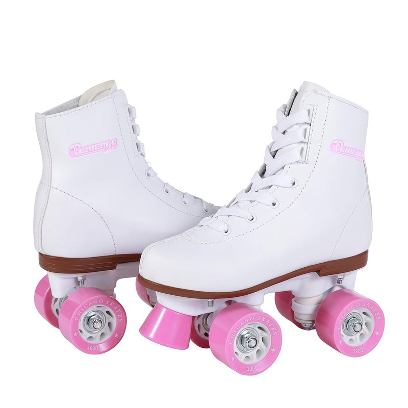 Chicago Skates زلاجات شيكاغو للبنات - زلاجات كلاسيكية عالية، طوق كاحل مبطن، عجلات يوريثان 54 مم، شاحنات قابلة للتعديل، داخلية وخارجية - Image 4