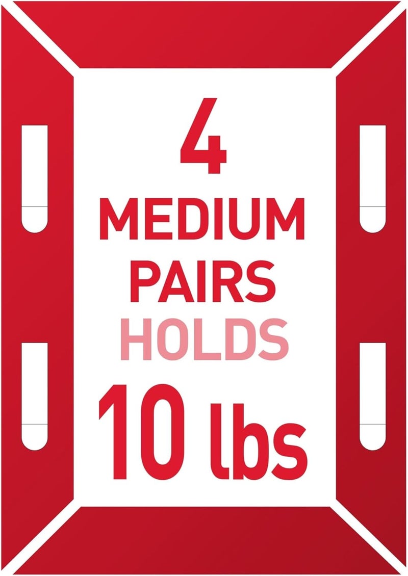 Command Large (15 Lb) & Medium (10 Lb) Picture Hanging Strips, Black, 12 Pairs (24 Strips), 17209ES - Image 4