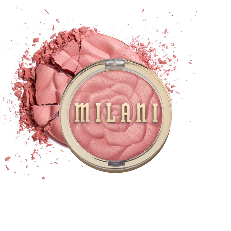 Milani Rose Powder Blush - Blossomtime Rose (0.6 Ounce) Cruelty-Free Blush - Shape, Contour & Highlight Face with Matte or Shimmery Color - Image 1