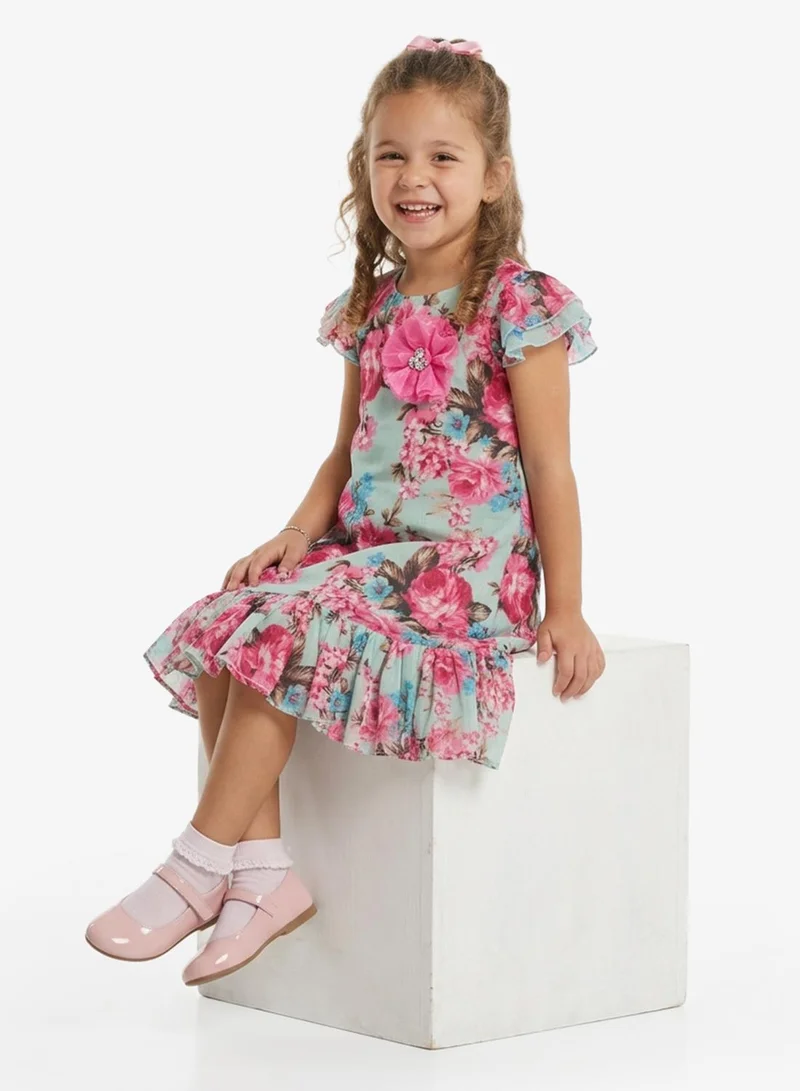 Little Golden Apple Little Floral Print Dress