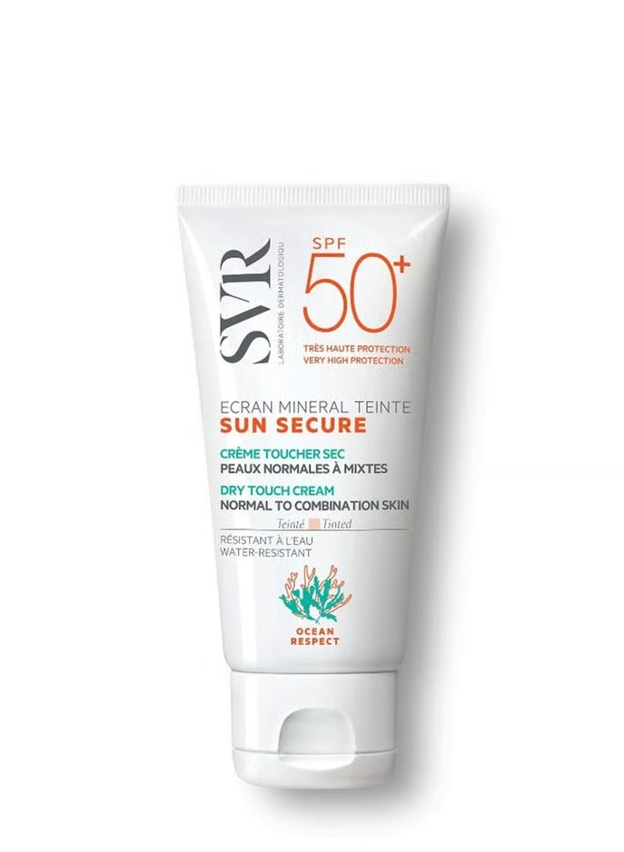 اس في أر SVR Sun Secure Écran Minéral Teinté SPF50+ للبشرة الجافة إلى الجافة جدًا 60 جم - Image 1