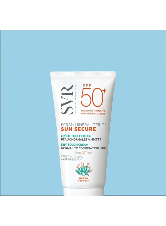 اس في أر SVR Sun Secure Écran Minéral Teinté SPF50+ للبشرة الجافة إلى الجافة جدًا 60 جم - Image 3