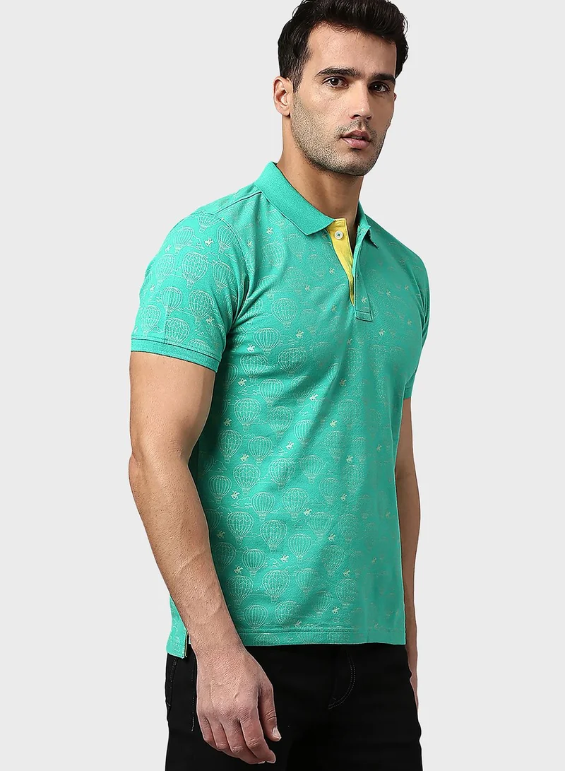 bhpoloclub Drifter Aop Print Polo