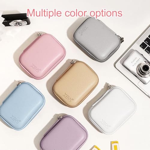 Veki Digital Camera Case Compatible With KODAK PIXPRO FZ45 FZ55/ for CAMKORY DC403 FHD 1080P Digital Point and Shoot Vlogging/SD Card, Travel Carry Cases Bag (White) - Image 5