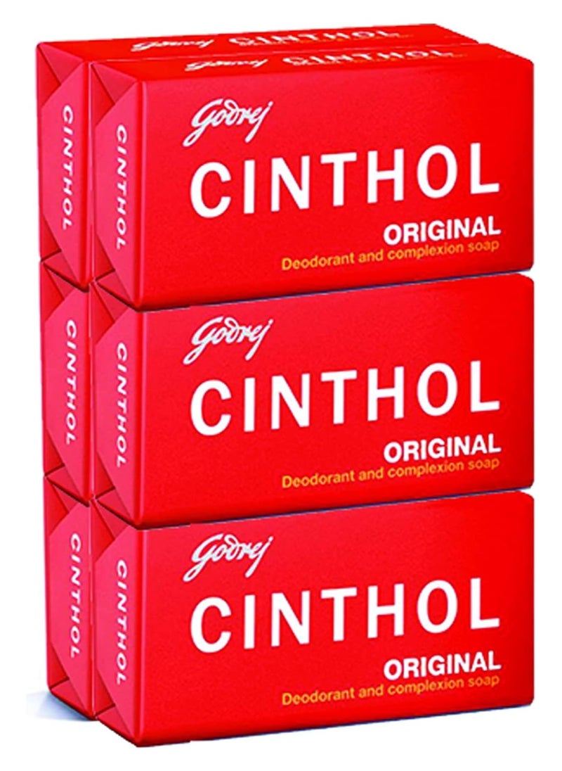 Godrej Cinthol Original Complexion Bath Soap  Germ Protection, 100g (Pack of 6)  - Image 1