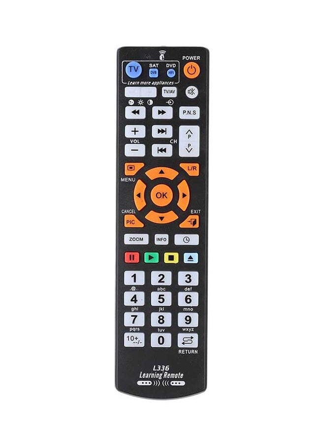 Zaboon - L336 Universal TV DVD Smart IR Learning Remote Controller with Copy Function Black - Image 1