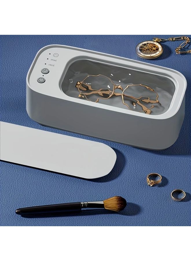 Dark Green Portable 360 Deep Cleaning Machine Rechargeable High Frequency Vibration Multi Purpose Cleaner For Jewelry Glasses Watches - Image 2