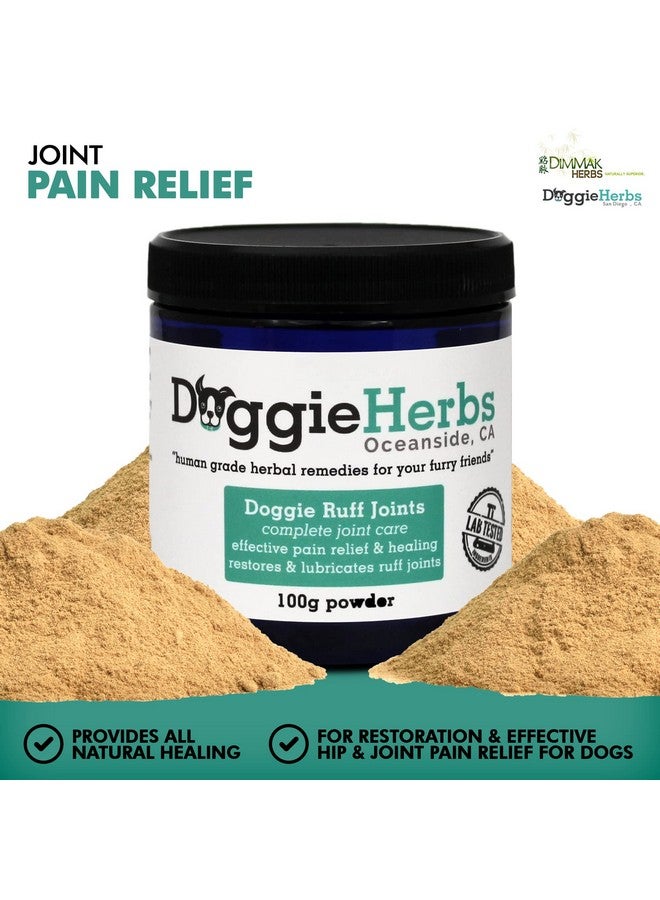 dimmak herbs Complete Joint Care for Dogs w Glucosamine, MSM & Chondroitin | Human Grade Dog Supplement - 100g by Doggie Herbs - Image 4