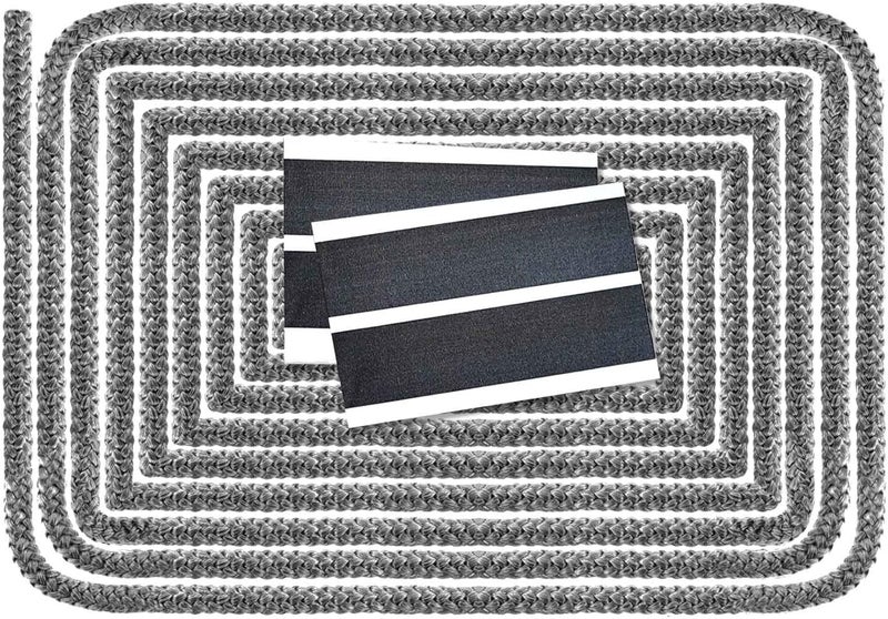 LANUCN Wood Stove Door Gasket Rope, High Temperature Seal Replacement kit for Fireplace, Oven, Pellet Stove, Central Boiler (3/8" x 98" Rope) - Image 1