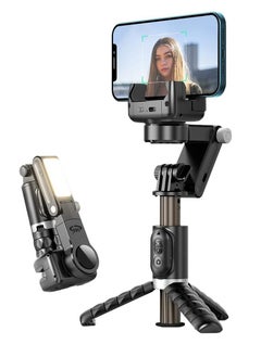 Generic Gimbal Stabilizer For Smartphone With Extendable Selfie Stick And Tripod 3 Axis Selfie Stick Tripod With Face Tracking 360° Rotation 4 In 1 Portable Phone Tripod Auto Balance  - Image 1