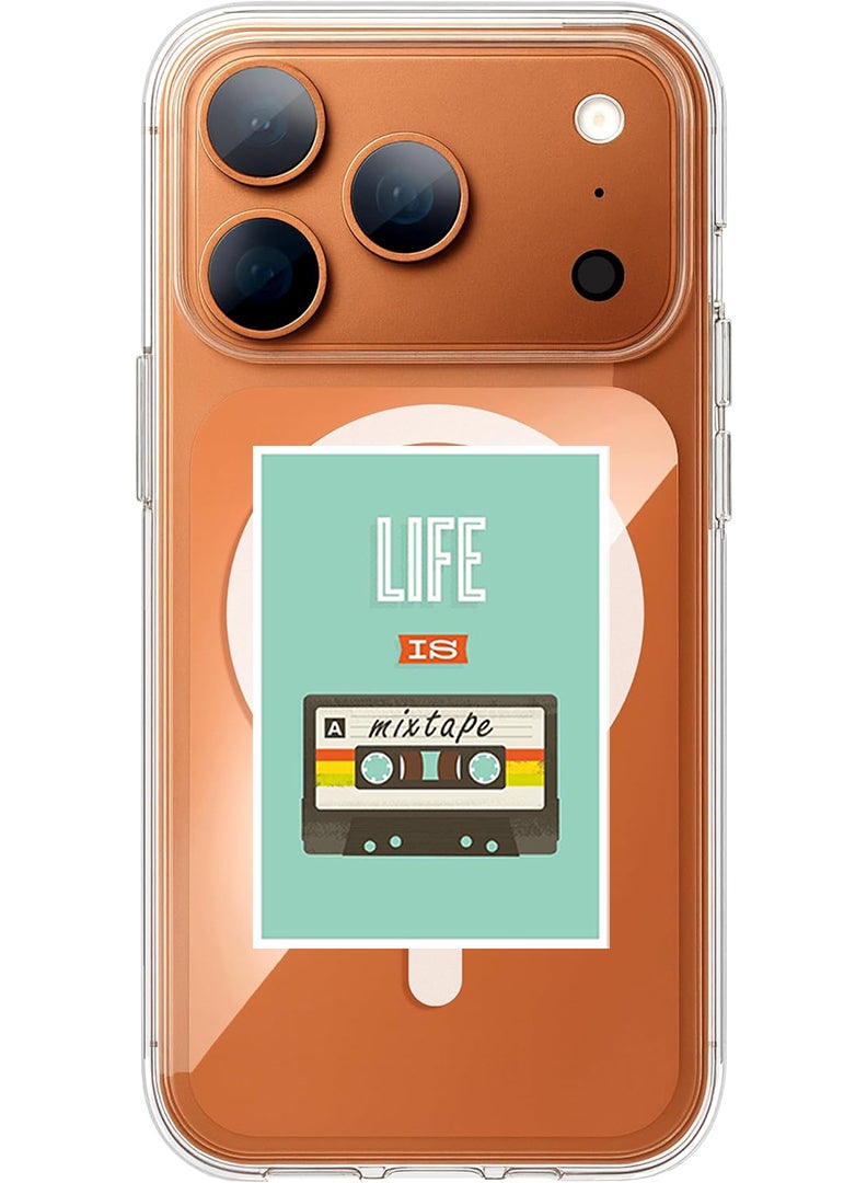 Theodor Magnetic Case for Apple iPhone 17 Pro Compatible with MagSafe Wireless Charging, Shockproof Phone Bumper Cover - Life is better with panda black - Image 1