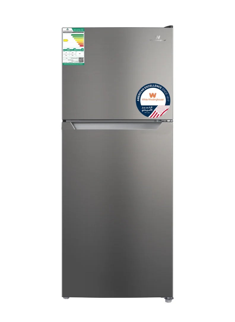 WHITE WESTING HOUSE - White Westinghouse Refrigerator 2 Door 10.5 Cu. Ft. 297L Stainless Steel - Image 1