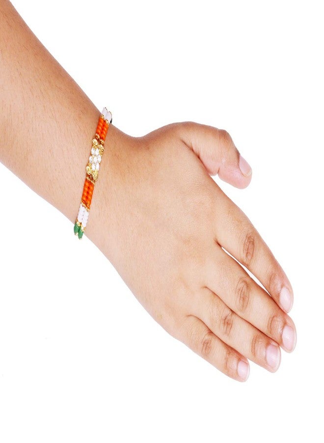 Suninow Designer Independence Day Rakhi for Brother and BHABHI Combo - Image 3