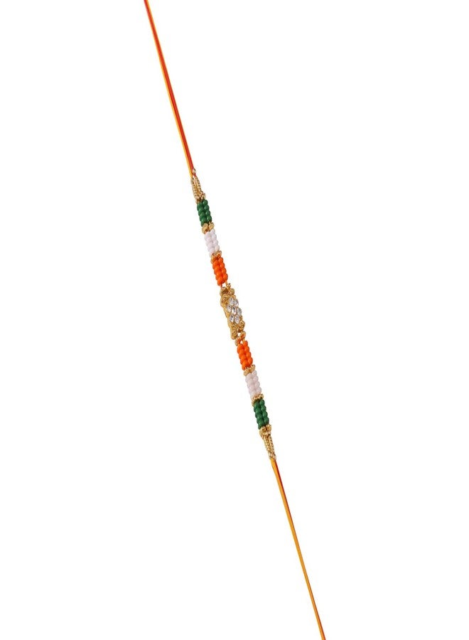 Suninow Designer Independence Day Rakhi for Brother and BHABHI Combo - Image 2