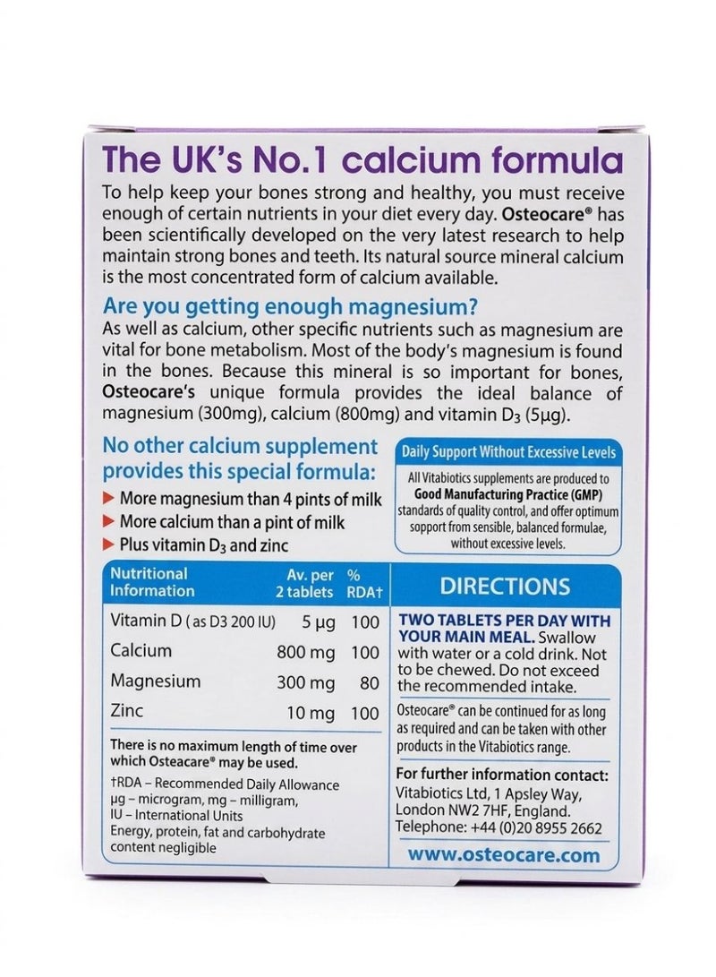 Osteocare-® Original 30 Tablet - Image 2