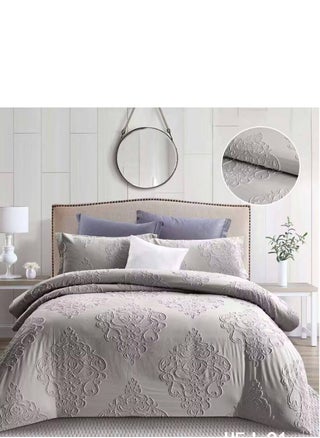 Microfiber Embroidered Soft Quality Comforter Bedding set-King Size 6Pcs 1-PC fitted bedsheet 200 * 200cm,1-PCS Comforter 220 * 240 fixed, 4PCS Super Soft Pillowcases - pzsku/Z83AC347619CDA3F39F70Z/45/1747751573/d91bbdcc-e9c7-4e2c-803e-90164f485a36