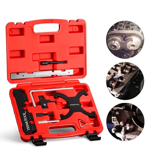 YSSNIUTOOL Engine Timing Tool Kit, Crankshaft and Camshaft Timing Belt Locking Alignment Tool Set Compatible with Ford Focus Escape Transit Volvo S60 S80 V60 V70 More for 1.5L 1.6L VCT Engines - Image 1