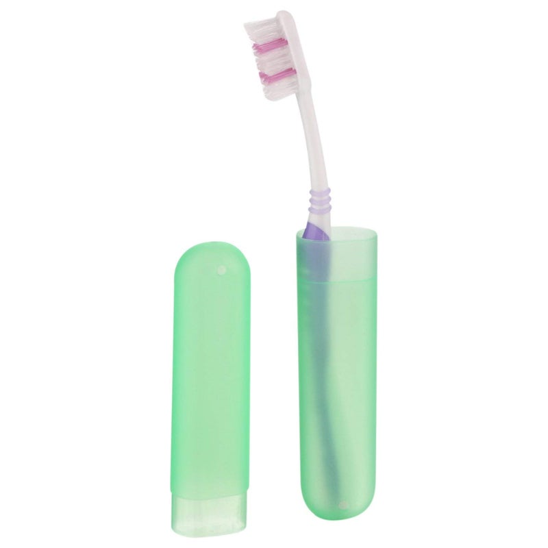 NeedZa Plastic 4 Pcs Bathroom Tooth Brush Holder Tube Cap Cover Protect - Image 4