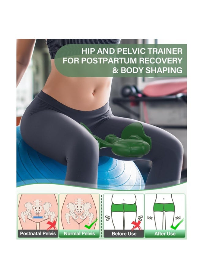TINRIEF Thigh Master Hip Trainer Kegel Exerciser, Pelvic Floor Trainer for Postpartum Rehabilitation, Inner Thigh Trimmer, Toner Workout - Image 2