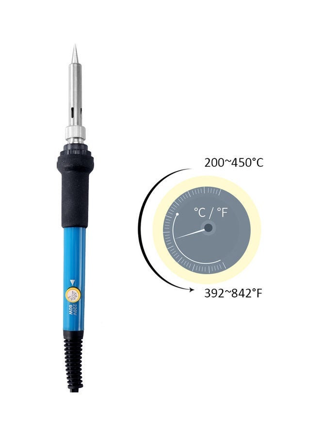NIBEMINENT 28 Piece Electric Adjustable Temperature Welding Soldering Iron Kit multicolour 20.5x4x14.5cm - Image 5