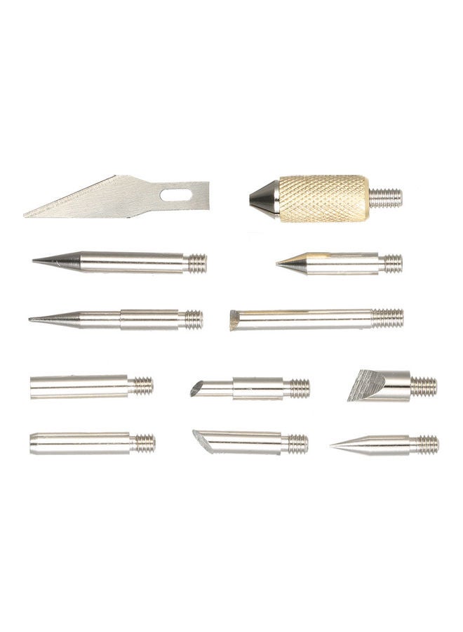 NIBEMINENT 28 Piece Electric Adjustable Temperature Welding Soldering Iron Kit multicolour 20.5x4x14.5cm - Image 2