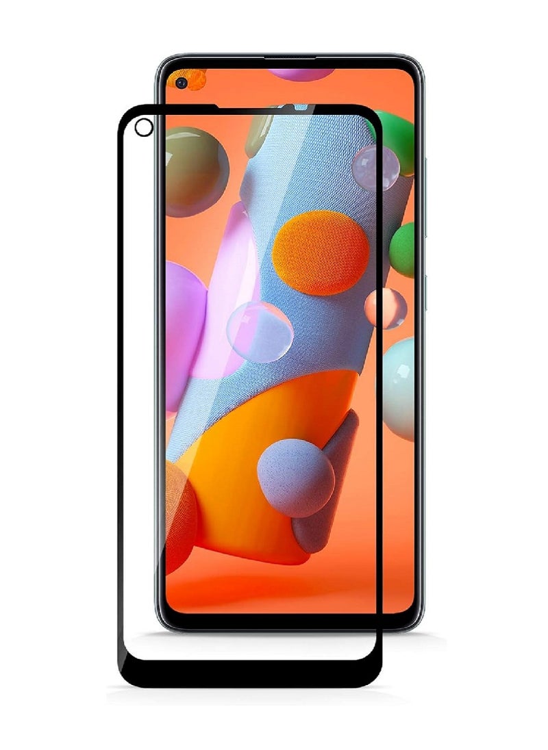 Super Tempered Glass Screen Protector 5D Designed For Samsung Galaxy A11 Full Glue Edge to Edge Full Screen Coverage And Bubble Free - Image 1