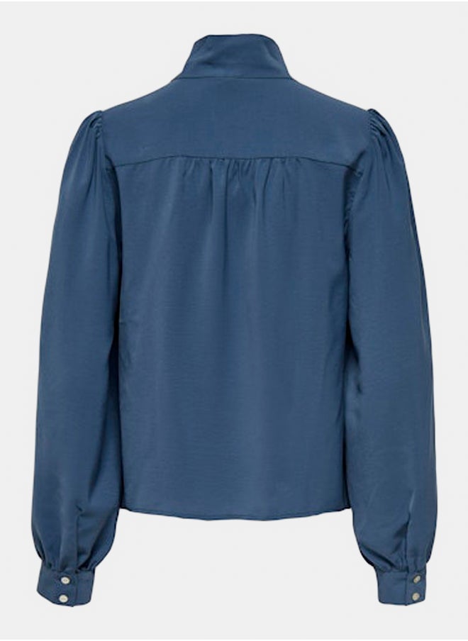 ONLY - Onltuma L/S Tie Shirt Wvn - Image 1