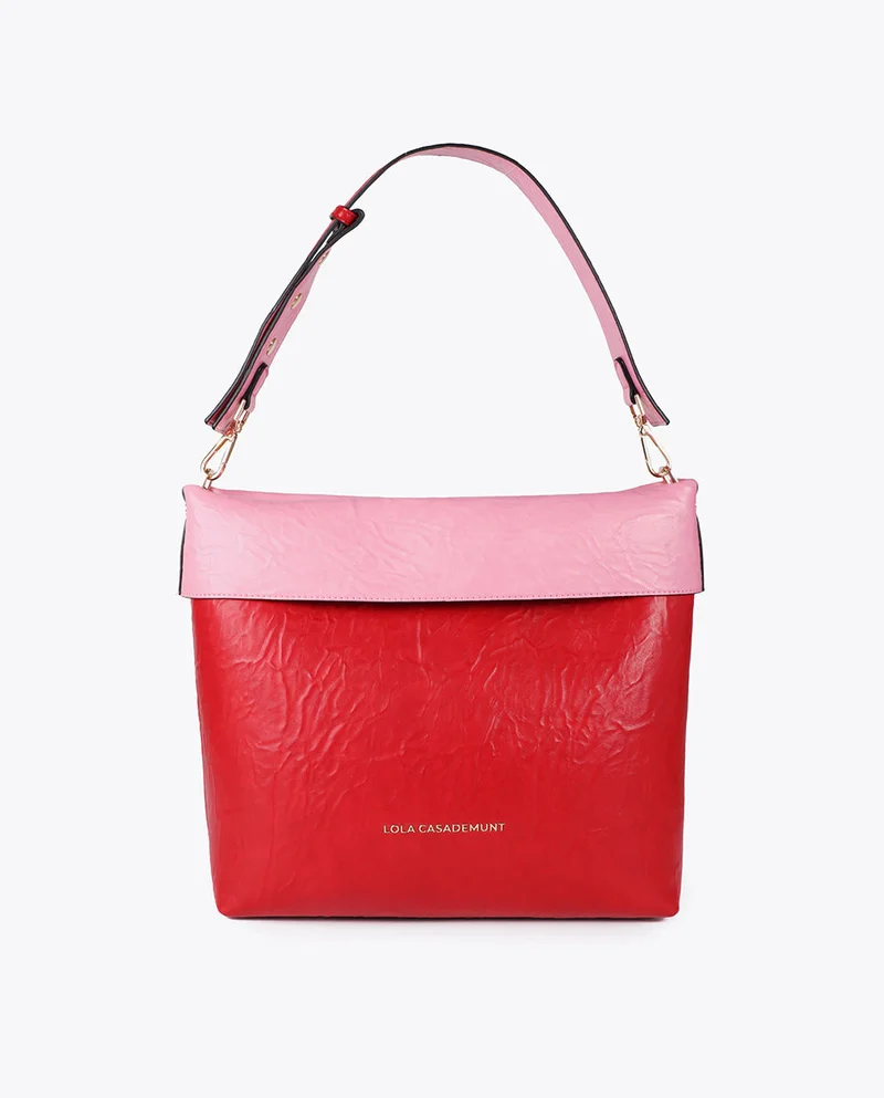 لولا كساديمونت حقيبة هوبو بلونين بتأثير مجعد