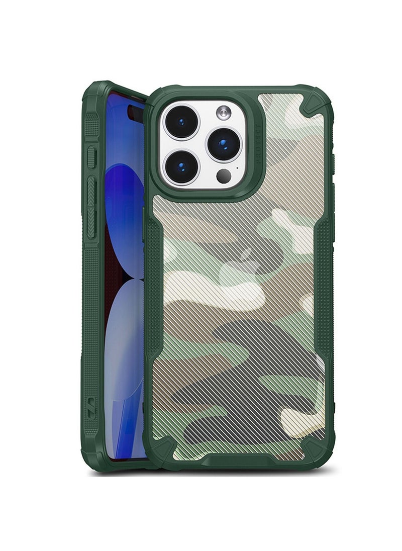 TEAM LUXURY - Compatible With iPhone 15 Pro Max Case Cover Men Boy Hard Back Heavy Duty Shockproof Advanced Protective Bumper Cover Military Design Accessories Protector Protection - Image 1