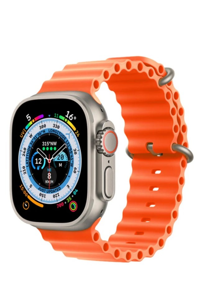 Techno Teko - Techno Teko  Ultra Smart Watch with 2 Strap and Wireless Charger for Men's and Boys wireless Charging IP68 waterproof smartwatch always on screen - Image 1