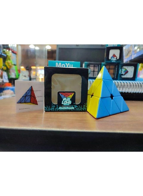 Pyraminx Speed Cube Triangle Magic Cube Pyramid Stickerless