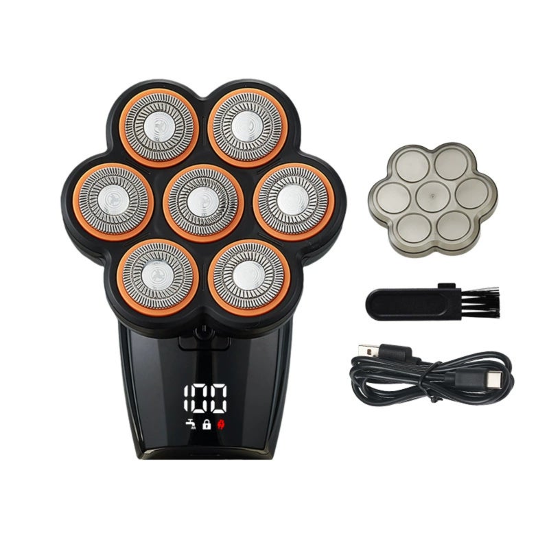 Magnetic seven blade multifunctional shaver  Black standard - Image 1