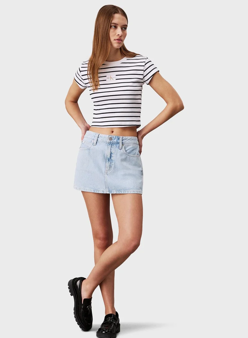 Calvin Klein Jeans Crew Neck Striped T-Shirt