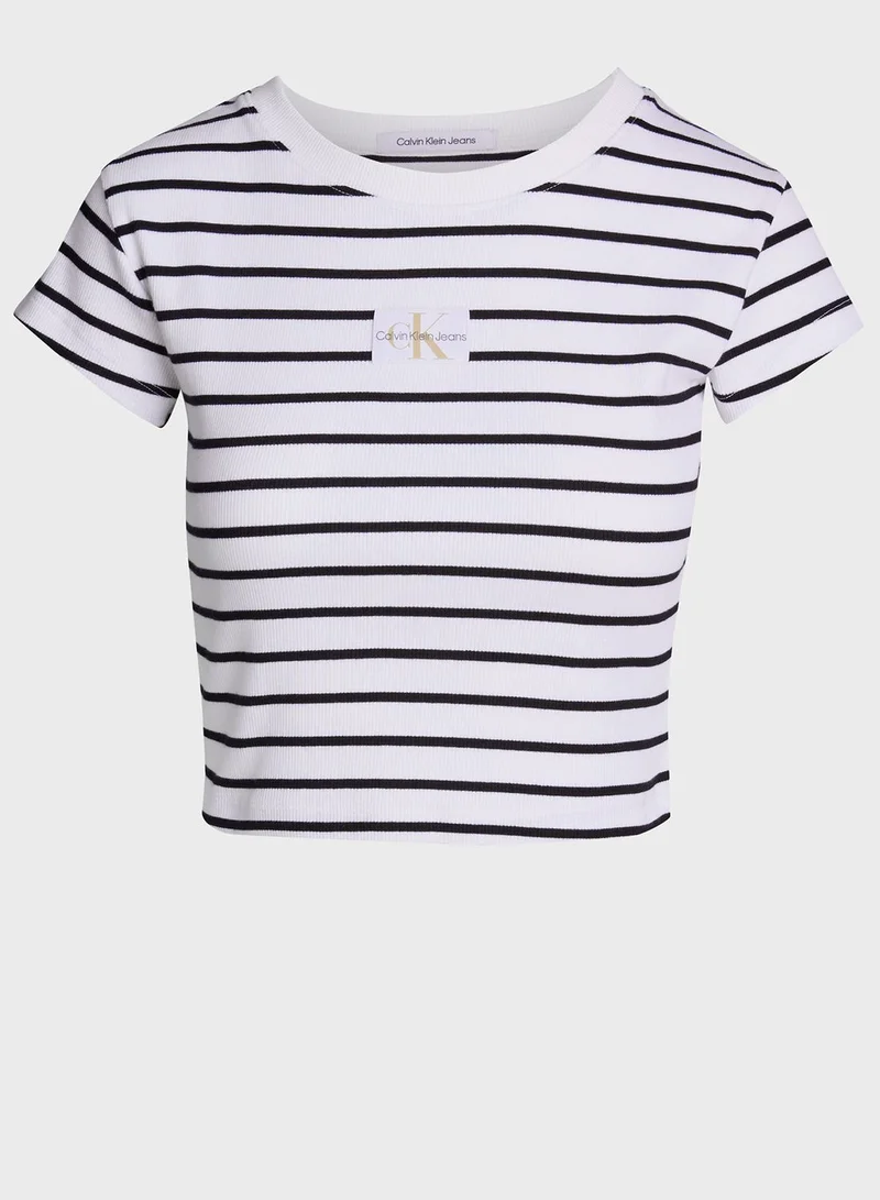 Calvin Klein Jeans Crew Neck Striped T-Shirt