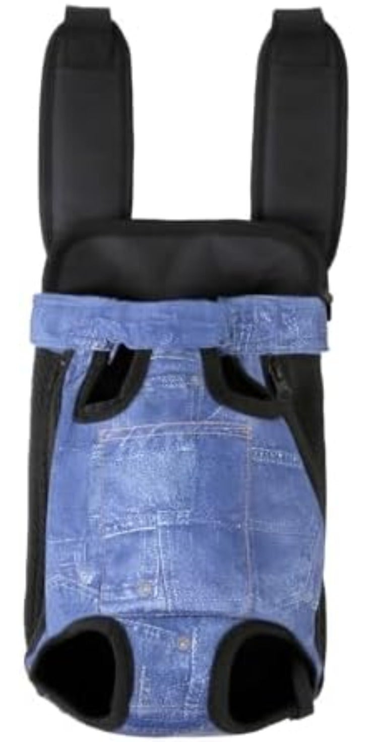 Mosago Dog Backpack Carrier, Puppy Carriers for Small Dogs 8-12 Lbs, Wearable Small Dog Carrier Sling Backpack, Adjustable Chest Pet Front Carry Travel Bag for Hiking/Traveling, Cat Stroller, Large - Image 1