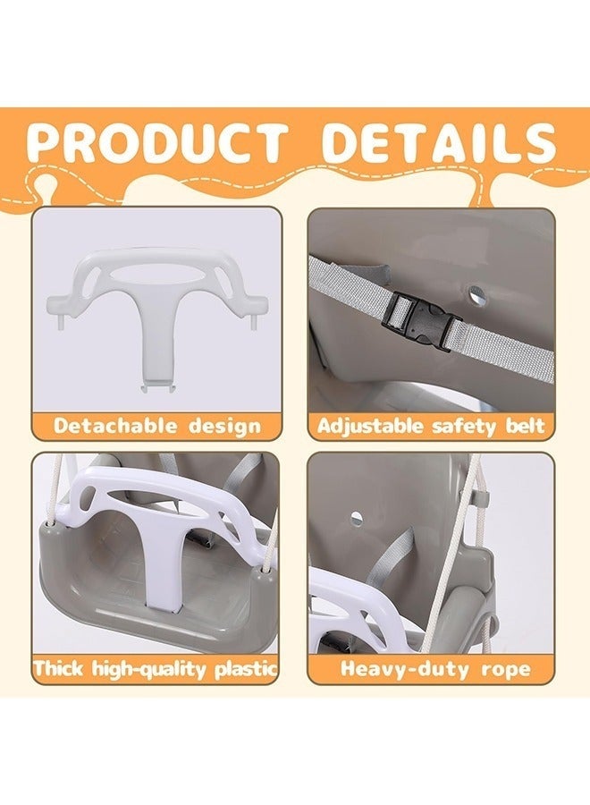 WALALLA Toddler Swing, 3-in-1 Swing Sets for Backyard, Baby Swing Outdoor/Indoor, Toddler Swing Set Suitable for Aged 6 Months to 10 Years Old - Image 4