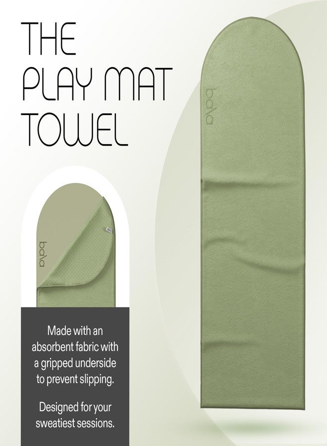 Bala Play Mat Yoga Towel (Sage) - Image 2