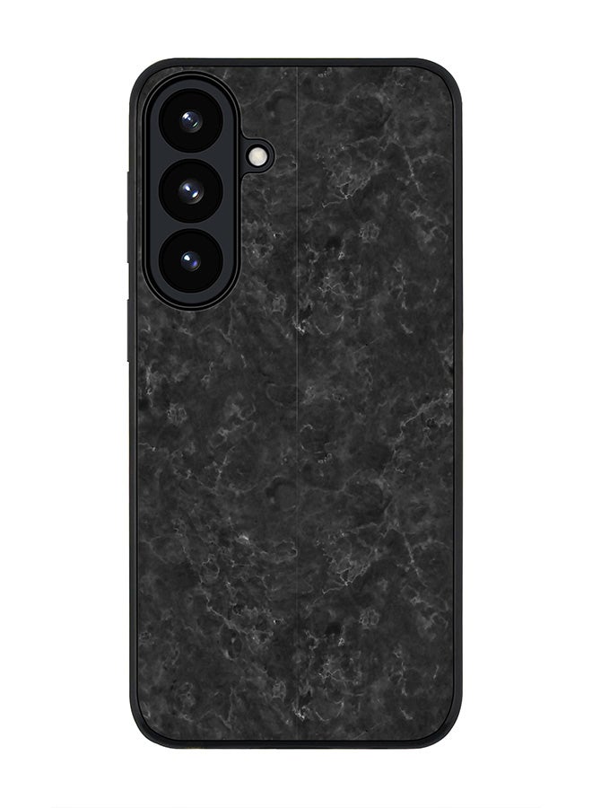 For Samsung Galaxy S26 Plus Case,Slim fit Camera Protection, Shockproof Thin Phone cover  - Marble Texture Black