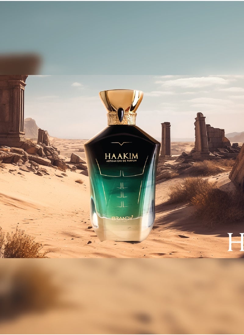 BRANDY DESIGNS - Haakim Perfume - 2024 Men’s Fougere Fragrance with Mint, Apple, Tonka Bean & Cedarwood, 3.4 fl oz - Enjoy an Exclusive Special Gift - Image 1