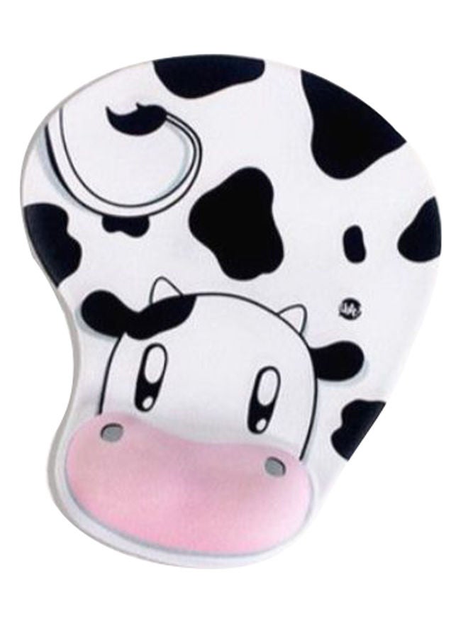 نيبمينينت لوحة فأرة جل برسمة بقرة . اسود/أبيض/زهري - Image 1