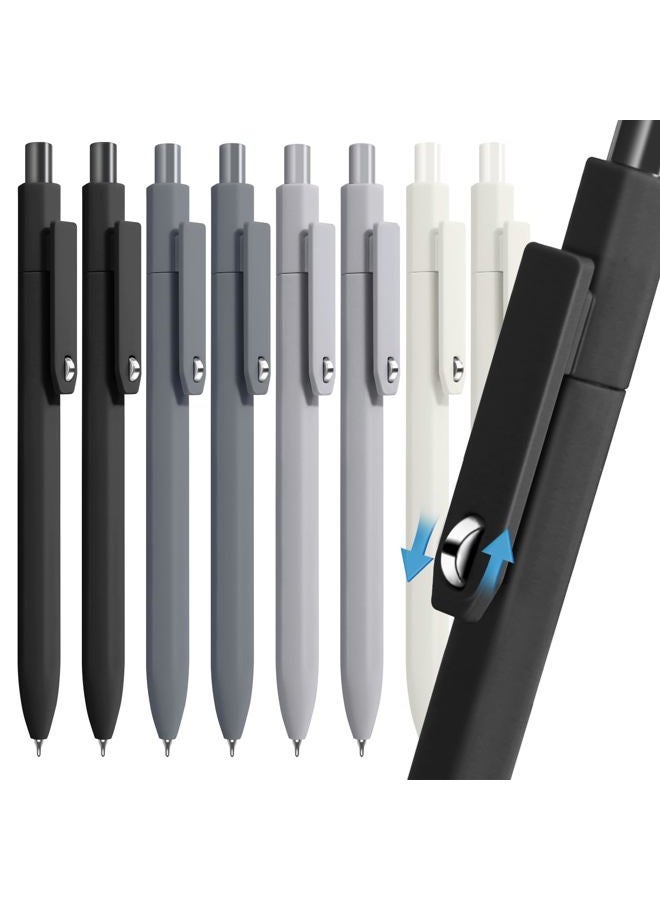 Vitoler Pens,0.5 mm Black Gel Pens,8pcs Quick Dry Smooth Writing Pen,Fine Point Pen for Journaling Bible School Office Supplies - Image 1