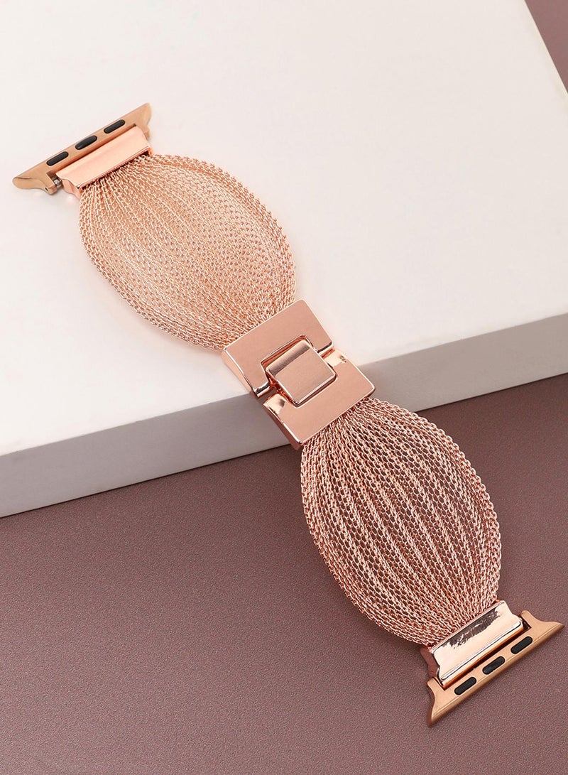 Haute Sauce Solid Stainless Steel Apple Watch Strap For Women | 38mm/40mm/41mm - Image 1